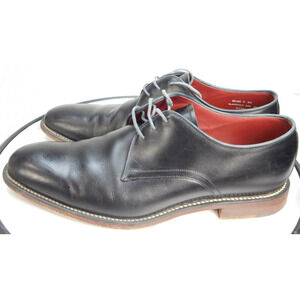 Dasco Oxfords Men's M 9 1/2 Black Leather Classic Loafers Lace up